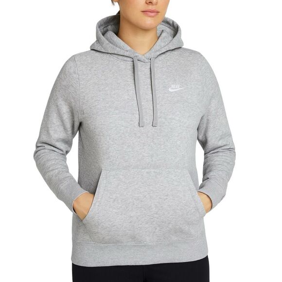 Nike Sportswear Club Fleece Pullover Hoodie - Size Medium - Gray - Picture 1 of 6